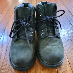 Black Timberland Work Boots